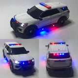 Unmarked Ford Explorer w/ working lights
