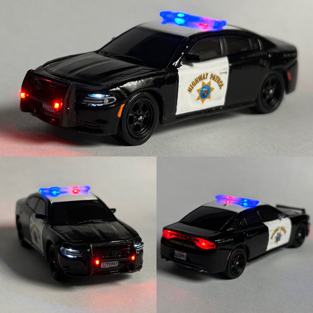 California Highway Patrol Dodge Charger W  Working Lights – Diecast 